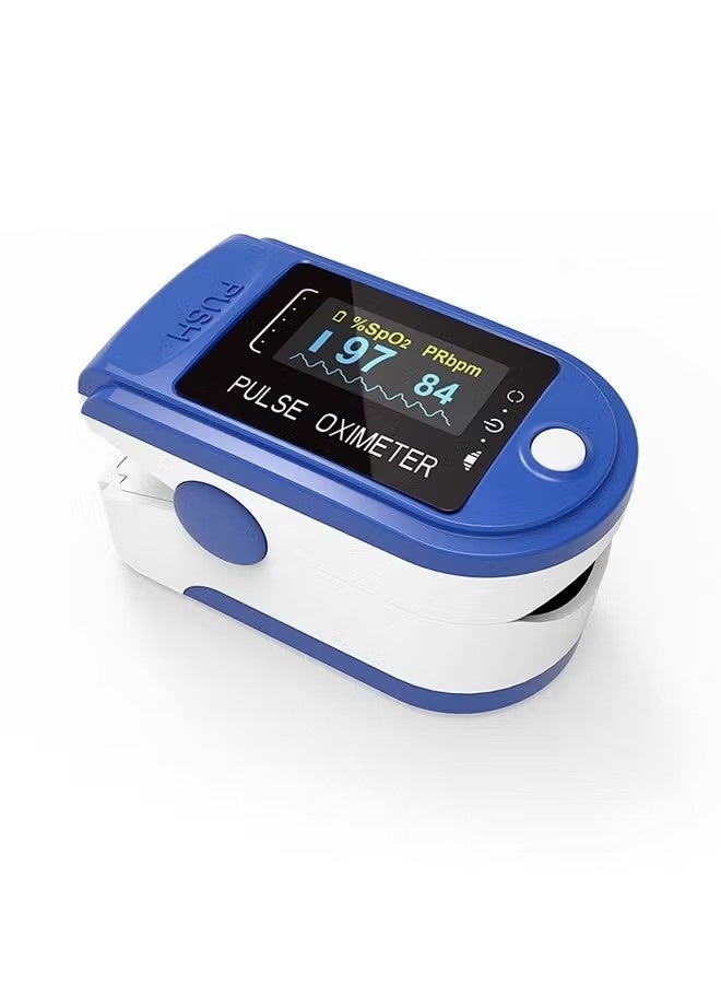 Pulse Oximeter Finger Pulse Oximeter with OLED Display - Blood Oxygen Saturation & Heart Rate Monitor for Adults & Children - Image 1